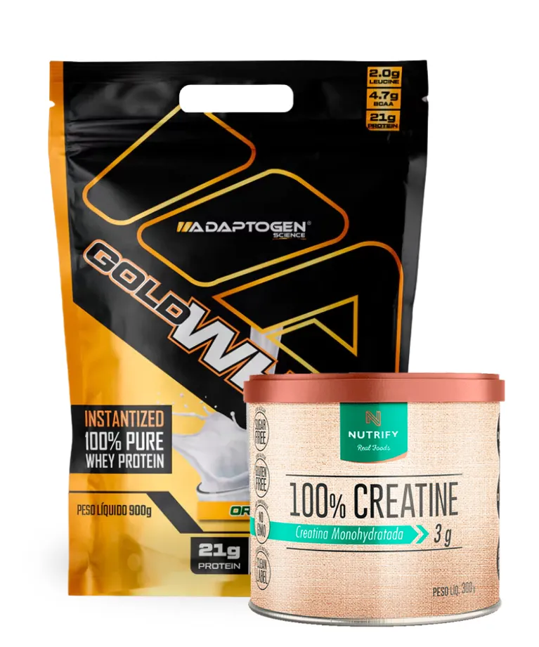 Whey Isolado 900g + Creatine Creapure 200g